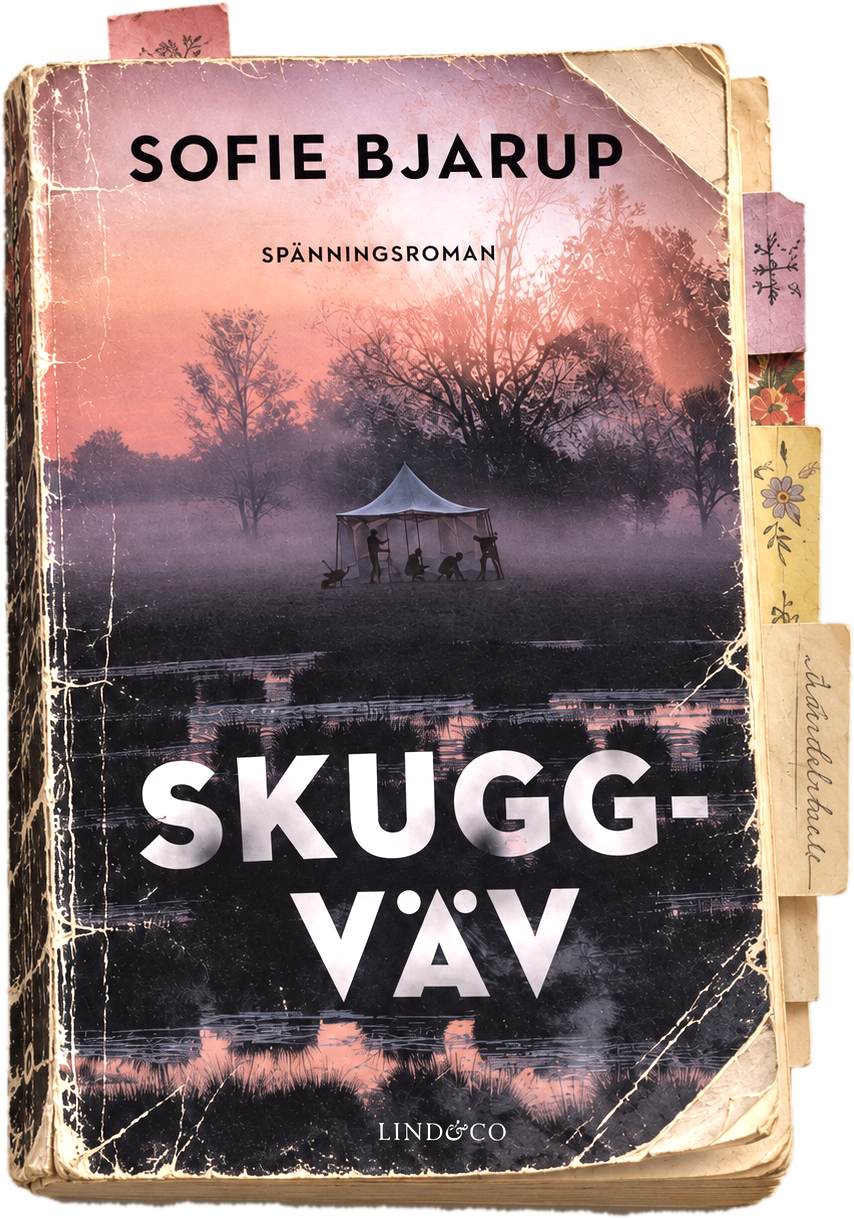 Skuggväv, ett slitet exemplar med flikar